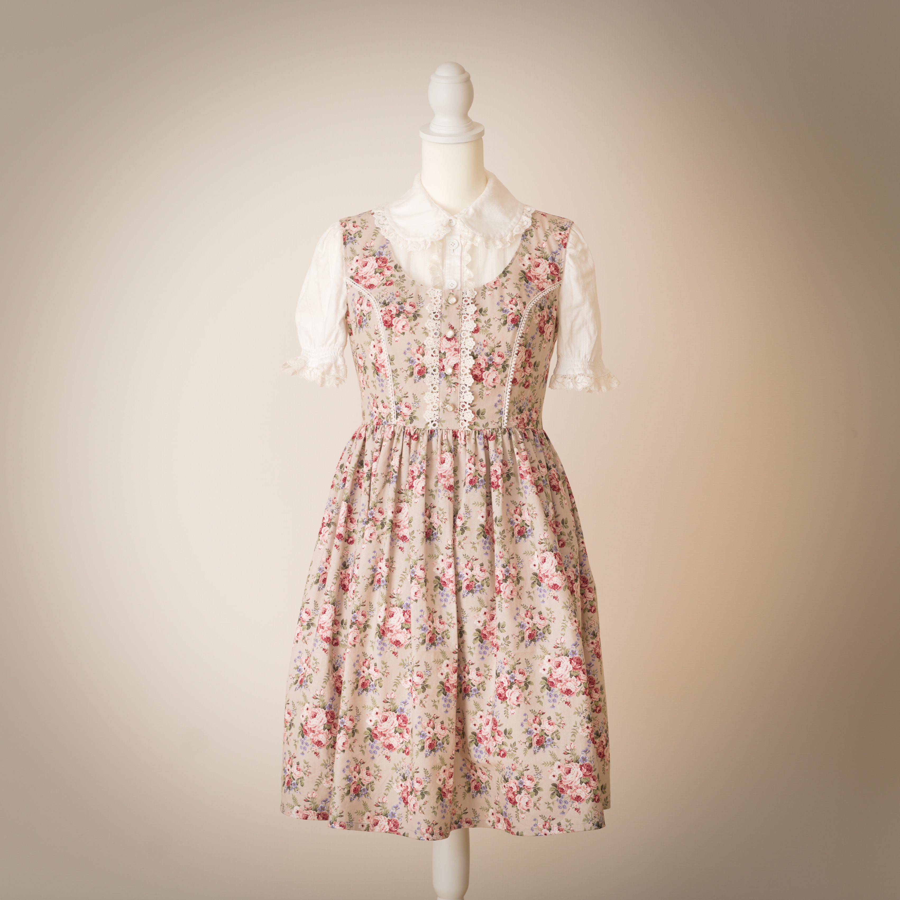パンネルラインのジャンスカ(Panel-line Jumperskirt dress)